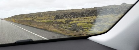 Iceland volcanic rock landscape